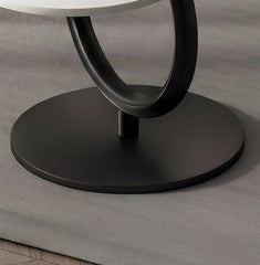 BAYTONA MX103 Modern S-Shaped Side Table with Dual Shelves